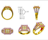 Sterling Silver Semi Mount Ring Setting Round RD 3x3mm - Syzjewelry